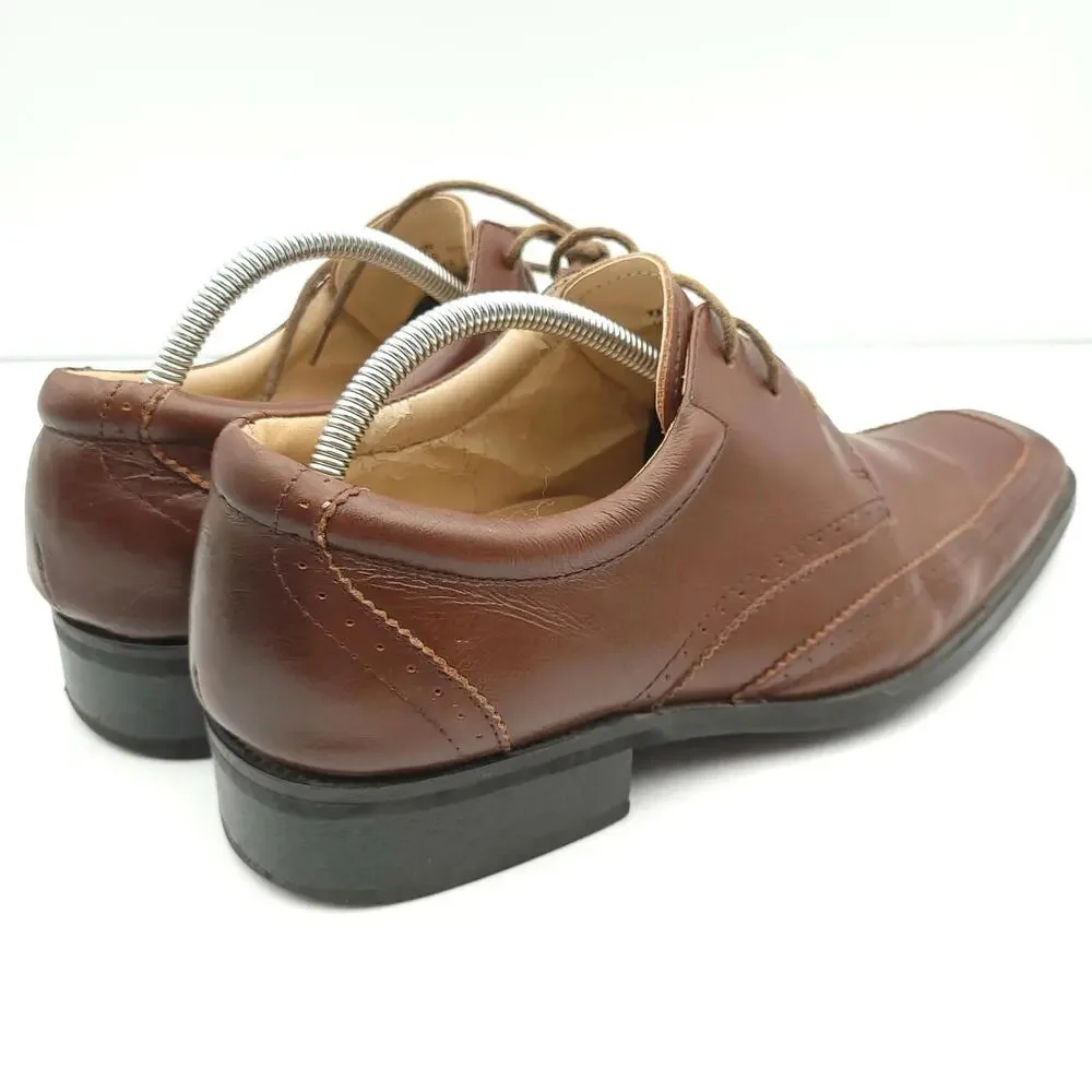 Steve Madden Oxford Shoes Mens Size 10.5 Kanon Brown‎ Leather Lace Up